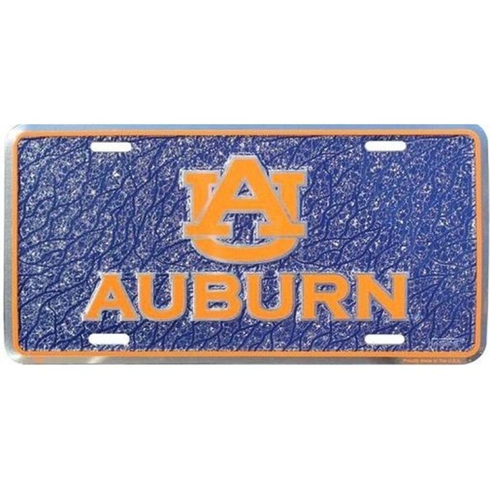 Auburn Tigers NCAA Mosaic License Plate